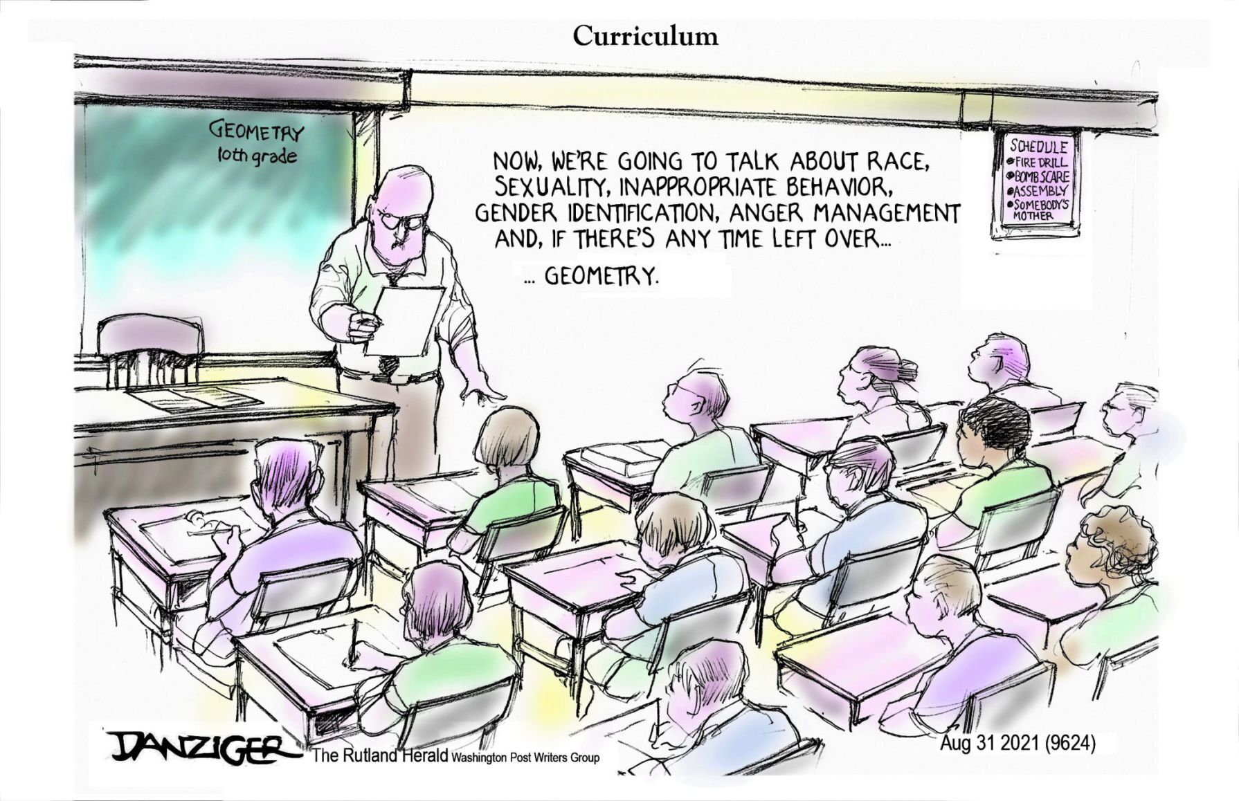 Jeff Danziger cartoon